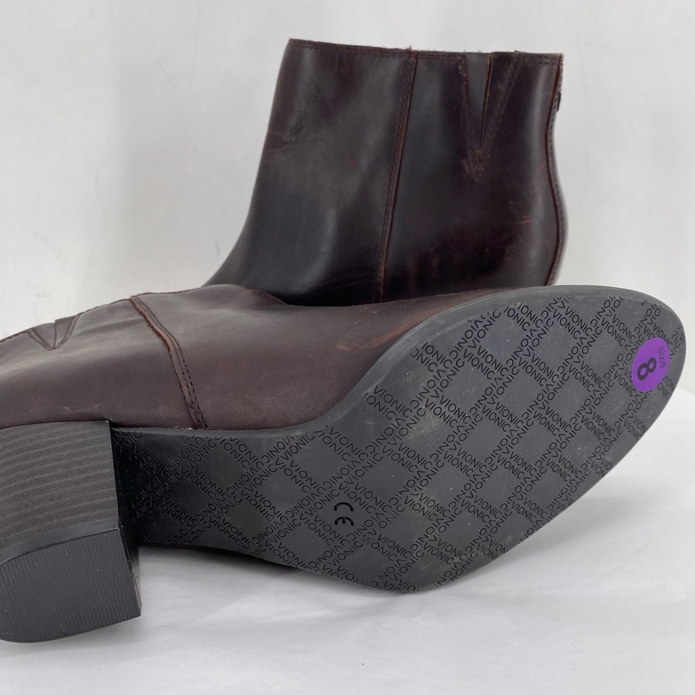 Vionic Dark Brown Ankle Booties - image 6